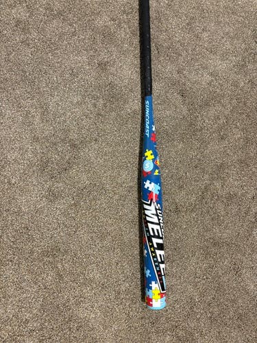 2023 Suncoast Melee3 Autism Balanced 13" 1PC SSUSA Senior Slowpitch Softball Bat 27 oz 34" (Used)