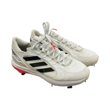 Used Adidas PURE HUSTLE BB/SB Cleats White Youth 08.0 11859-S000029791