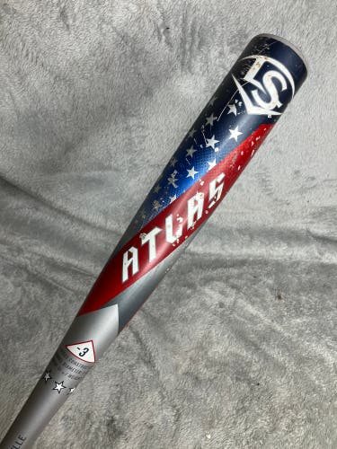 2025 Louisville Slugger Atlas Alloy Bat BBCOR Certified (-3) Alloy 28 oz 31" (Used)