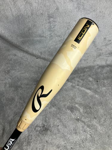 2025 Rawlings Icon Composite Bat USABat Certified (-10) Composite 18 oz 28" (Used)