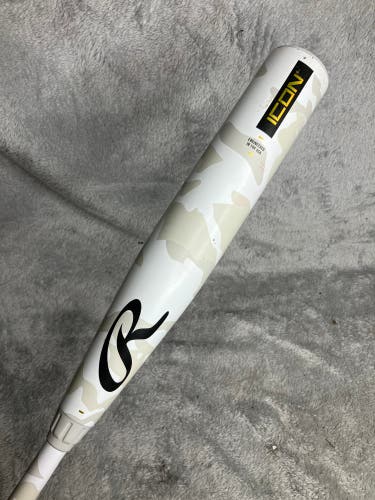 2025 Rawlings Icon Composite Bat USSSA Certified (-8) Composite 22 oz 30" (Used)