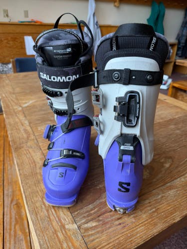 Mondo 27 & 27.5 Men's Salomon Shift Alpha BOA 130 Alpine Touring Ski Boots Stiff Flex (Used)