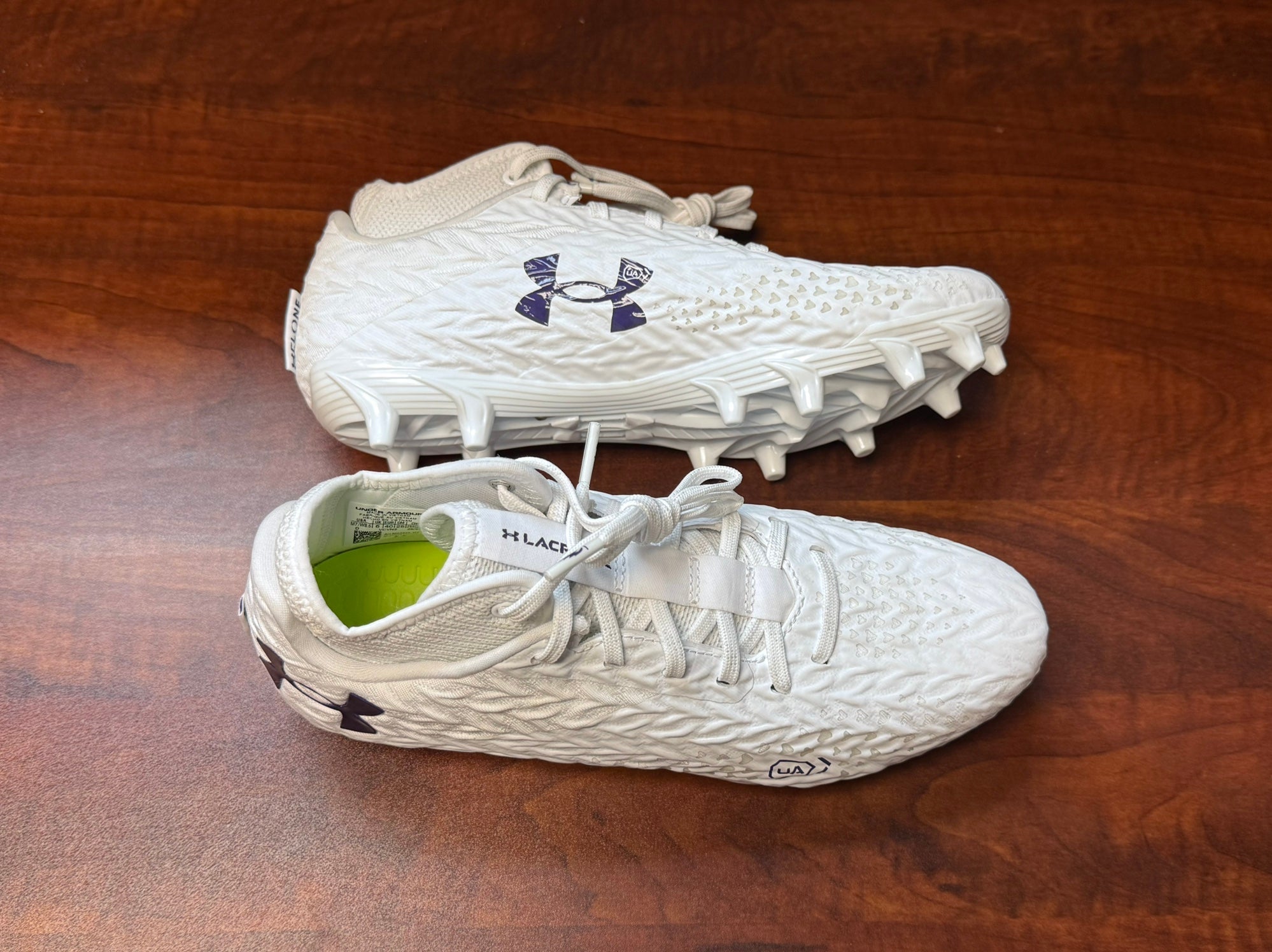 Under Armour Highlight Pro LE Men\'s Size 6 Lacrosse Cleats 6005974-100 New Amazon.com | Under Armour Unisex Highlight LAX MC JR  main image 2