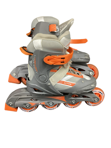 Used ACTION Child Rec Fitness Skates Grey Adjustable 11613-S000179781