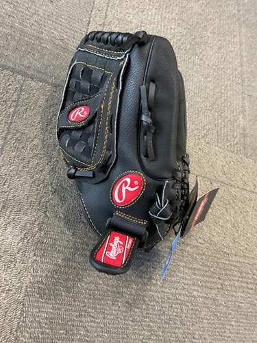Used Rawlings PLAY MAKER SERIES BB/SB Glove RH Throw Black 12 1/2" 11614-S000233986