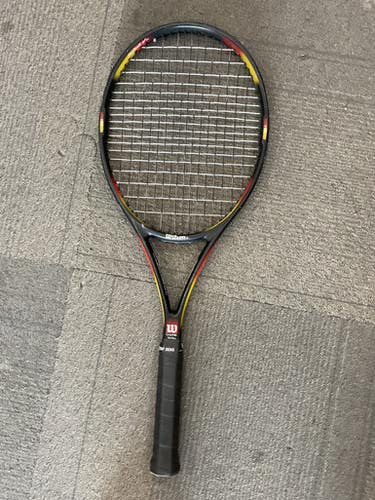 Used Wilson PRO STAFF Adult Tennis Racquet Black Unknown 11614-S000233901