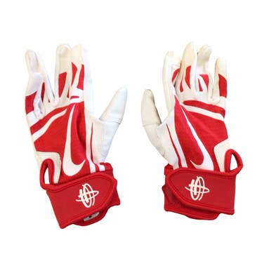 Used Nike BB/SB Batting Gloves Red MD 11760-S000090370
