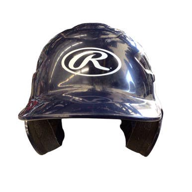 Used Rawlings BASEBALL HELMET Batting Helmet No Mask Navy Blue SM 11760-S000090365