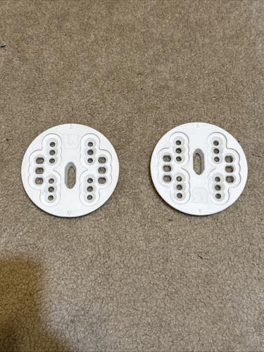 Burton 4 Hole Ics Discs For Snowboard binding White