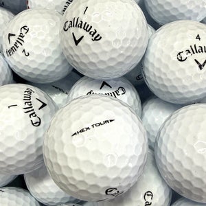 6 Dozen Near Mint AAAA Callaway Hex Tour Used Golf Balls