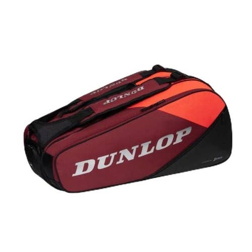 Dunlop Sports CX Performance Tennis Bag, Red/Black - 8-Racket