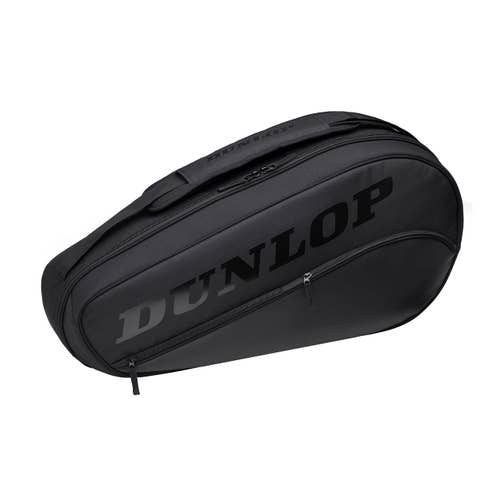 Dunlop Sports Team 3-Racket Thermo Tennis Racket Bag , Black/Black