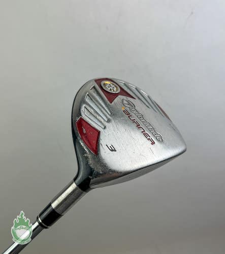 Used Right Handed TaylorMade Burner 3 Wood 15* Stiff Flex Steel Golf Club