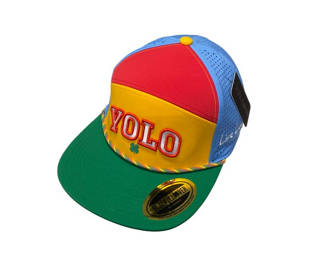 NEW Black Clover Live Lucky Yolo 2 Adjustable Snapback Golf Hat/Cap