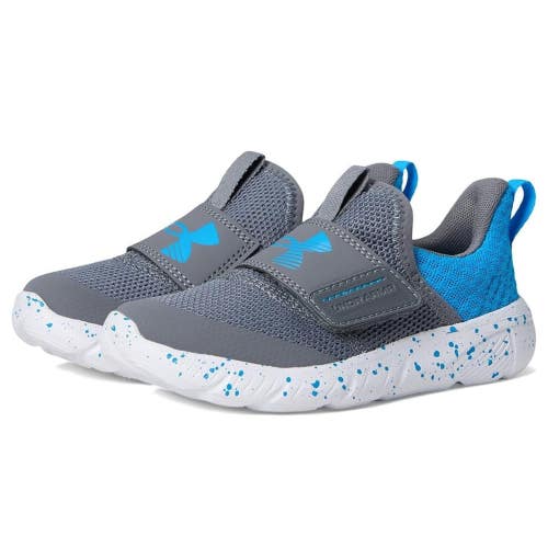Under Armour Flash Speckle 3026707-024 Kids 11 Titan Gray Walking Shoes RHS8056