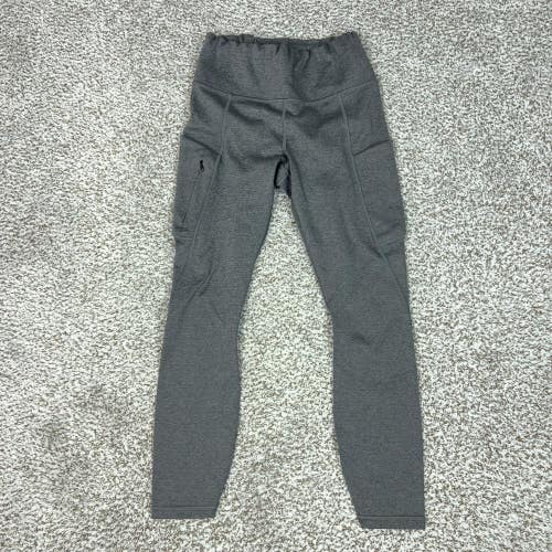 Athleta Pants Womens Small Gray High Rise Ankle Leggings Pocket Yoga All In 7/8