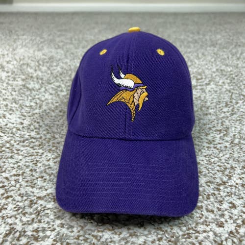 Minnesota Vikings Hat Cap Strap Back Mens One Size Purple NFL Football NFL Logo