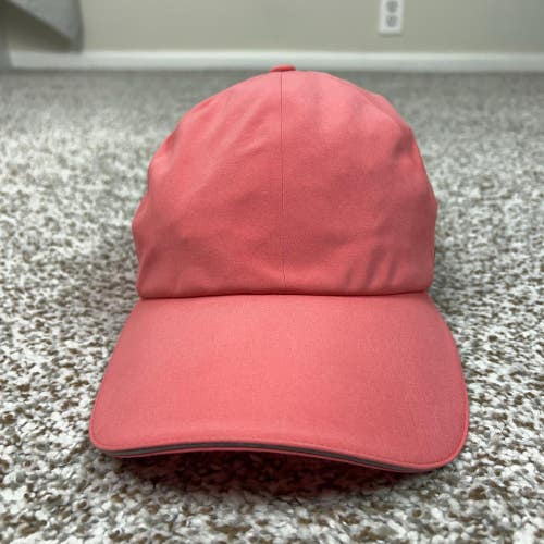 Lululemon Hat Cap Strap Back Womens One Size Pink Lightweight Running Sports