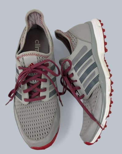Adidas Climacool Men's Size 11.5 Gray Spikeless Golf Shoes - Q44603