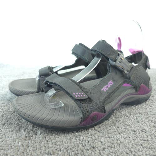 Teva Toachi 2 Sandals Womens Size 8 Shoes Gray Purple Sport Shoes Slingback