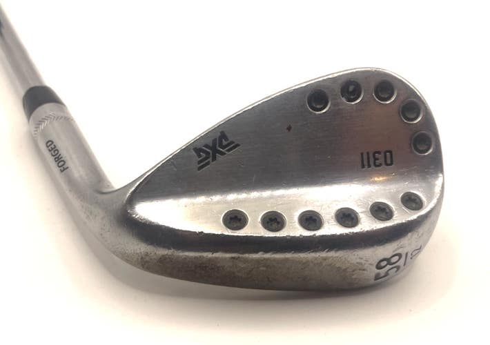 Pxg 0311 Lob Wedge 58-12 Bounce KBS Tour Shaft 120 Stiff Steel Right Handed
