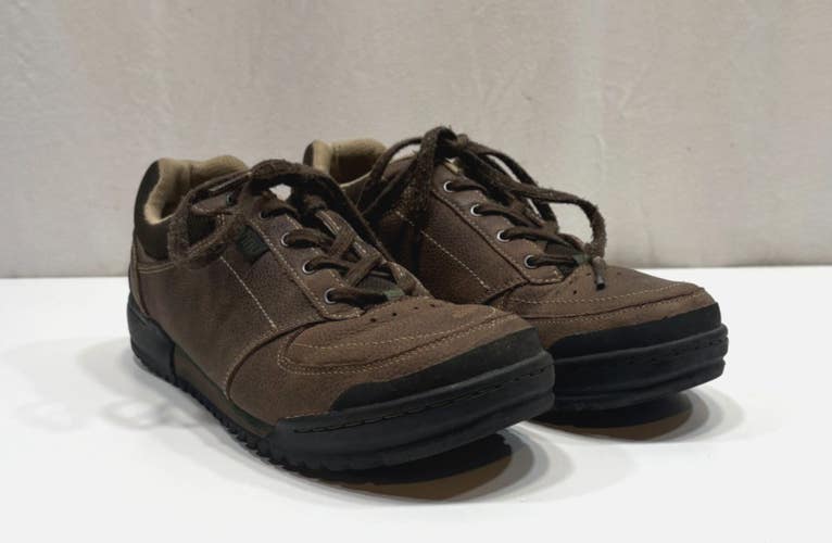 Ahnu Stanyan High-Quality Brown Leather Casual Shoes US Men's 9.5 EU 42.5 GREAT