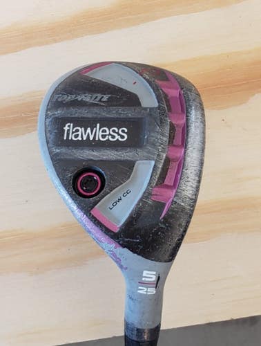 39 IN LADIES TOP FLITE FLAWLESS 25 DEG 5 HYBRID GOLF CLUB AZ326