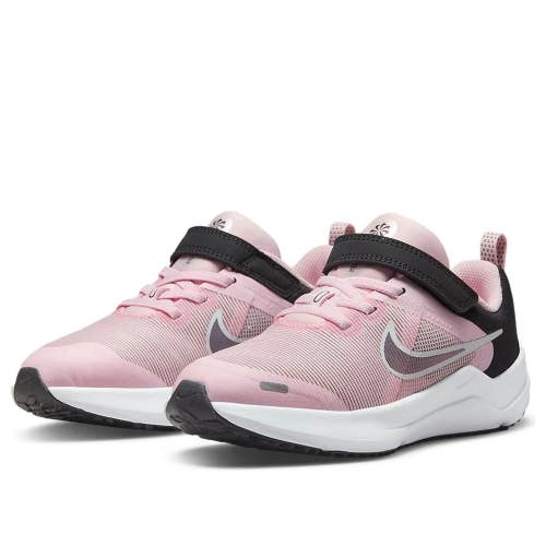 Nike Downshifter 12 DM4193-600 Sneaker Kids Pink Foam Black Running Shoes HTAT11