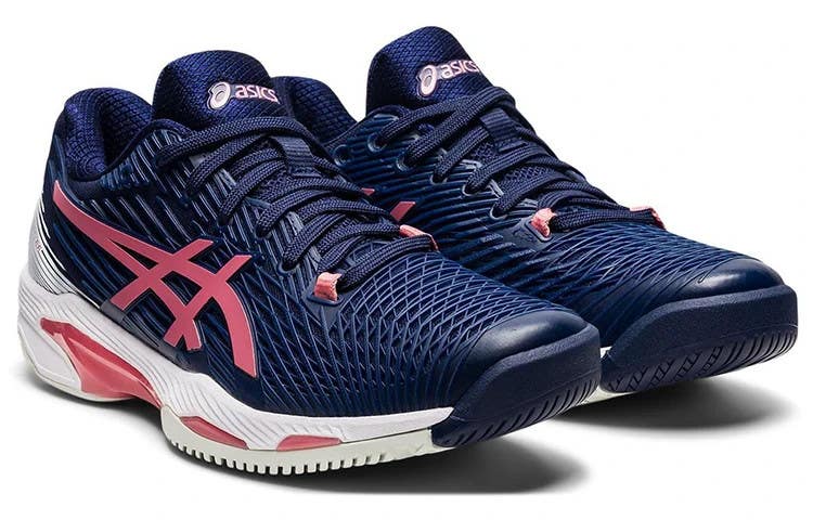 Asics Solution Speed FF 2 1042A136-402 Womens US 5 Peacoat Tennis Shoes RHS5185