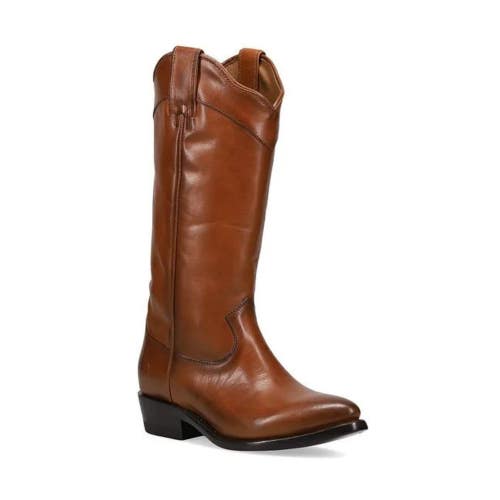 Frye Billy Daisy FR40561 Women's US 8.5 Caramel Leather Western Boots VER1275