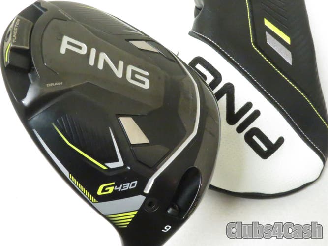 PING G430 Max Driver 9 Alta CB 55 Black Stiff Flex +Cover .. Near MINT