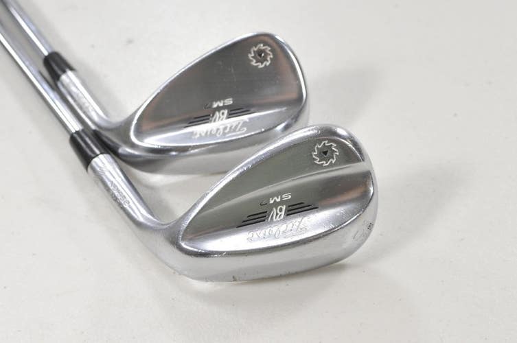 Titleist Vokey SM7 Tour Chrome 56*, 60* Wedge Set Right Steel # 214850