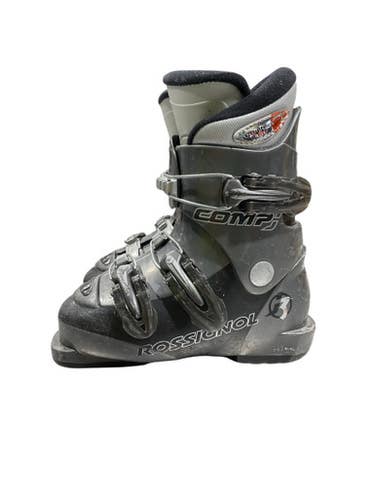 Used Rossignol COMP J Boys DH Ski Boot Grey 185 MP - Y12 11847-S000034087
