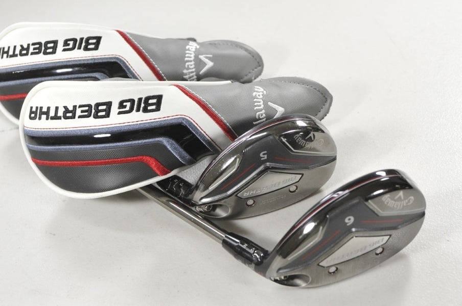 Callaway Big Bertha 2019 5 and 6 Hybrid Set Senior Flex Right Graphite # 214904