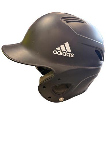 Used Adidas BTE00519-BLK 7 7 5/8 Batting Helmet No Mask Black XL 11862-S000093684