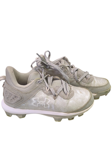 Used Under Armour 556112 BB/SB Cleats Grey Junior 01.5 11862-S000093688