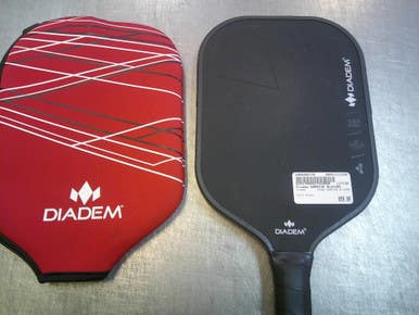 Used Diadem WARRIOR BLUCORE Pickleball Racquet Black 11339-S000200735