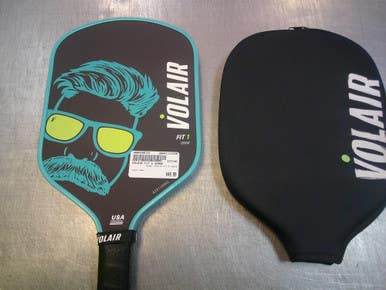 Used VOLAIR FIT 2 SERVE Pickleball Racquet Teal 11339-S000200731