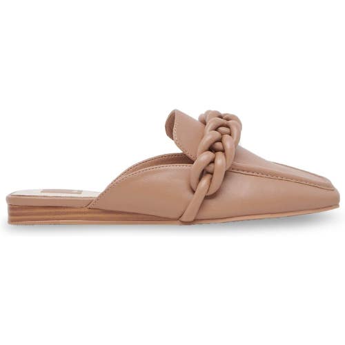 Dolce Vita Givony Flat Womens 8.5M Cafe Stella Braided Strap Slip On Mule NCZ157
