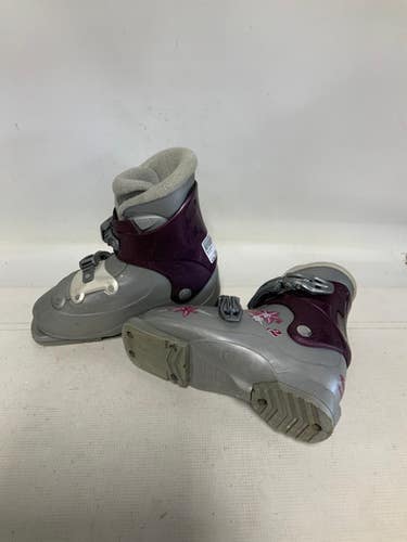 Used Salomon T/2 Girls DH Ski Boot Grey 210 MP - J02 11823-S000038081