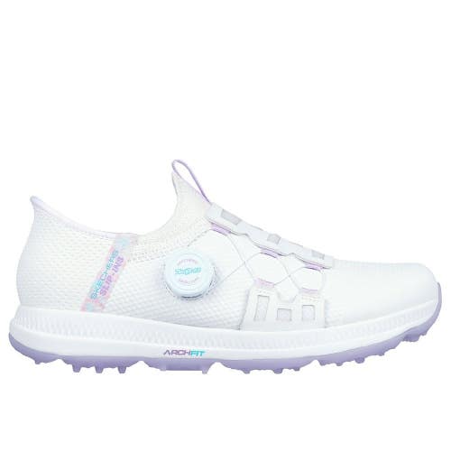 Skechers GO GOLF Elite 5 123062-WLV Women's US 7 B White Spikeless Shoes NCZ165