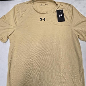 Under Armour Mens Locker Tee 2.0 Short Sleeves VEGAS GOLD 1305775 715 $25 XL