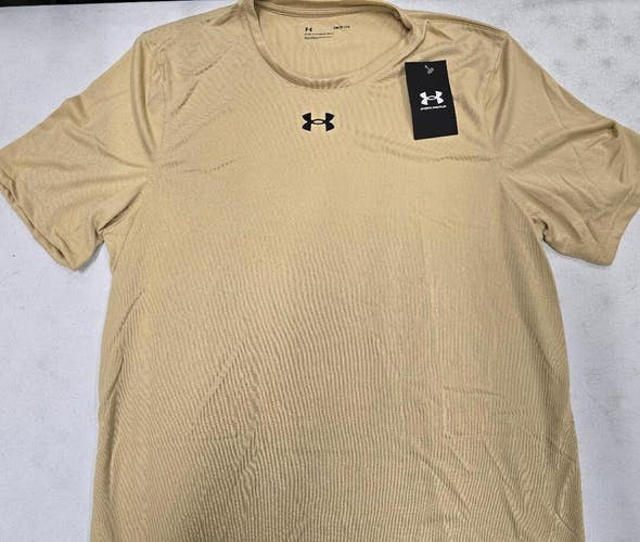 Under Armour Mens Locker Tee 2.0 Short Sleeves VEGAS GOLD 1305775 715 $25 XL