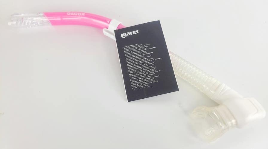 NEW $20 Dacor DL Scuba Snorkel imported by Mares Diving Pink