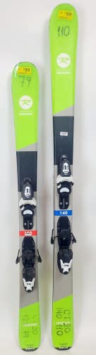 Used $320 Youth Rossignol Terrain Jr. Skis & Look Kidx Bindings Sizes 122 140cm