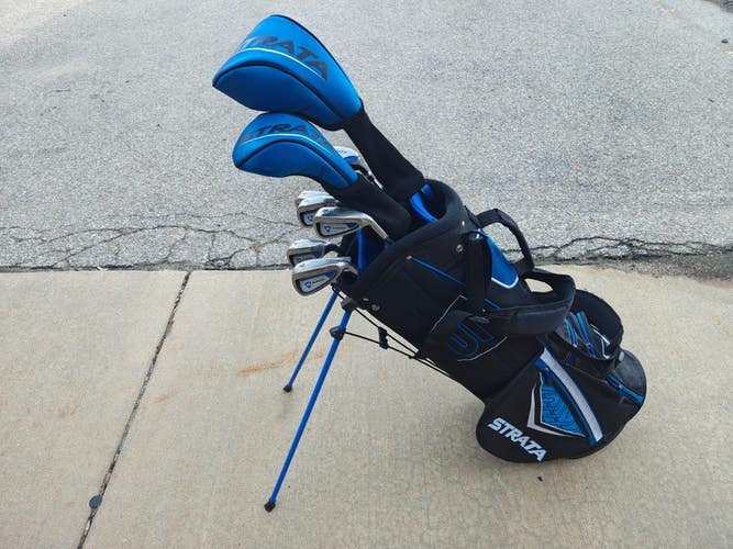 Callaway Strata 12 Piece Regular Flex Complete Golf Set Stand Bag
