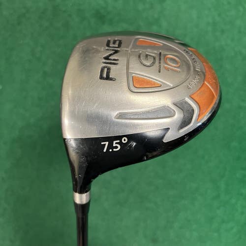 PING G10 Driver 7.5 Men's LEFT Hand Extra Stiff ProLaunch Red Graphite Shaft