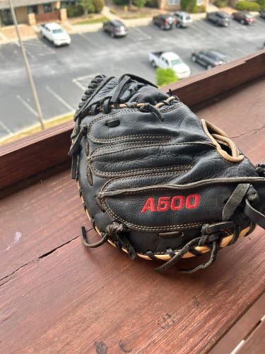 Wilson A500 RH Catcher's Baseball Glove 32" (Used)