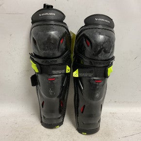 Used Bauer VAPOR 3X Junior Shin Guards Black 12" 11855-S000201430