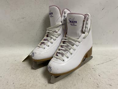 Used Jackson SOFT SKATE 380 Womens Softboot Skate White Senior 5 11855-S000201421